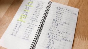 オリジナル中国語単語ノート